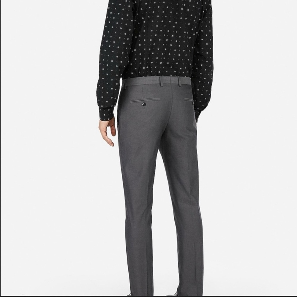 Express Innovator Men’s Dress Pants Gray Size 30/32 - Picture 2 of 10